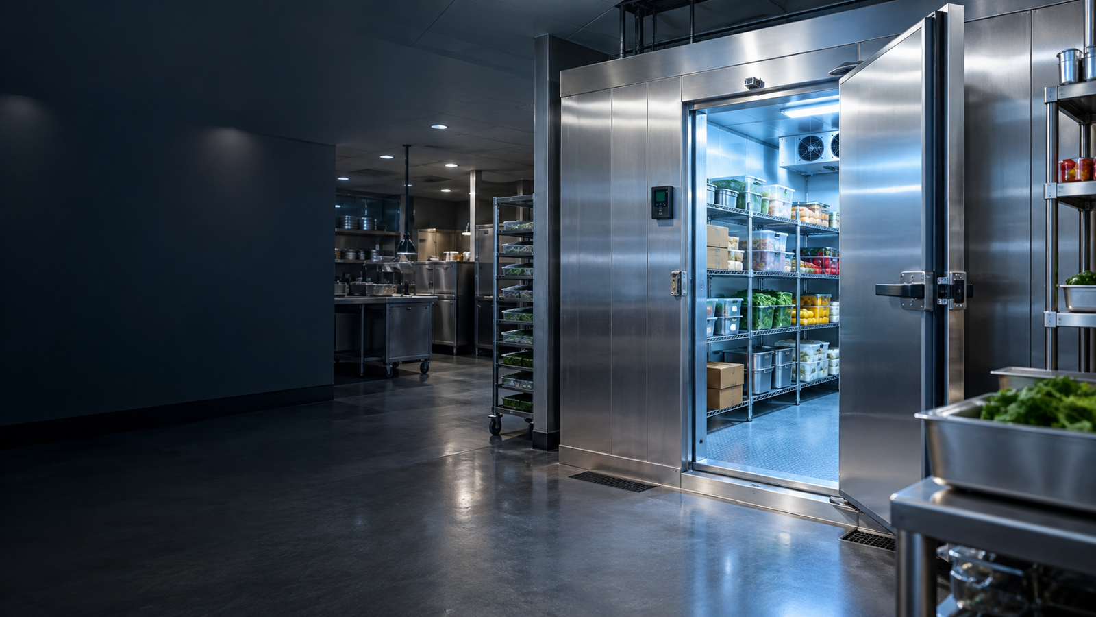 Commercial walk-in cooler